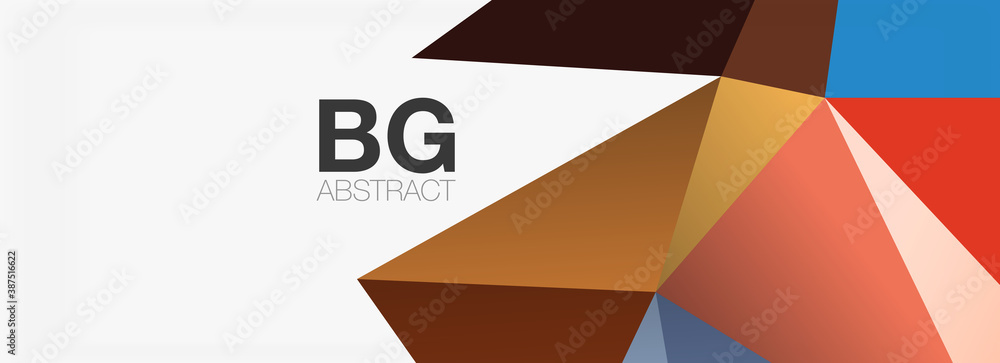 3d mosaic abstract backgrounds, low poly shape geometric design 3d mosaic abstract backgrounds, low poly shape geometric design