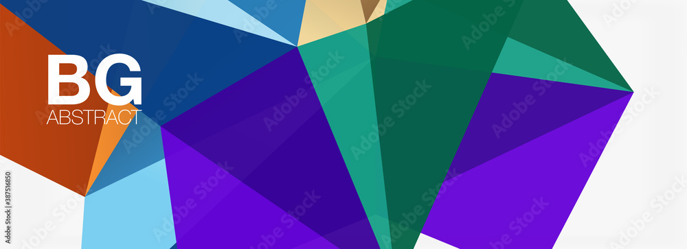 3d mosaic abstract backgrounds, low poly shape geometric design 3d mosaic abstract backgrounds, low poly shape geometric design