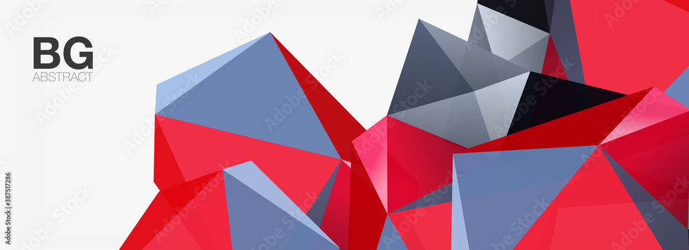 3d mosaic abstract backgrounds, low poly shape geometric design 3d mosaic abstract backgrounds, low poly shape geometric design