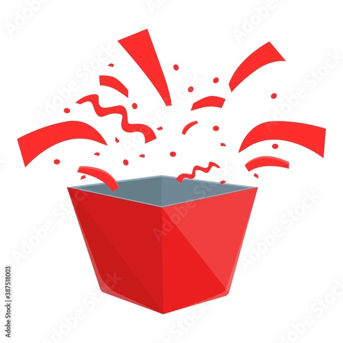 Pleasant surprise icon. Cartoon of pleasant surprise vector icon for web design isolated on white background