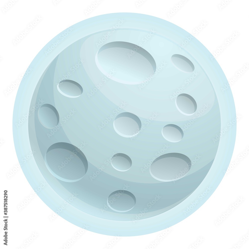 Obraz premium Moonlight icon. Cartoon of moonlight vector icon for web design isolated on white background