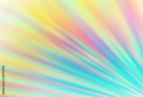 Light Blue  Yellow vector background with straight lines.