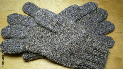 men's warm winter wool gloves