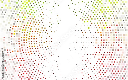 Light Green, Red vector layout with lines, rectangles.