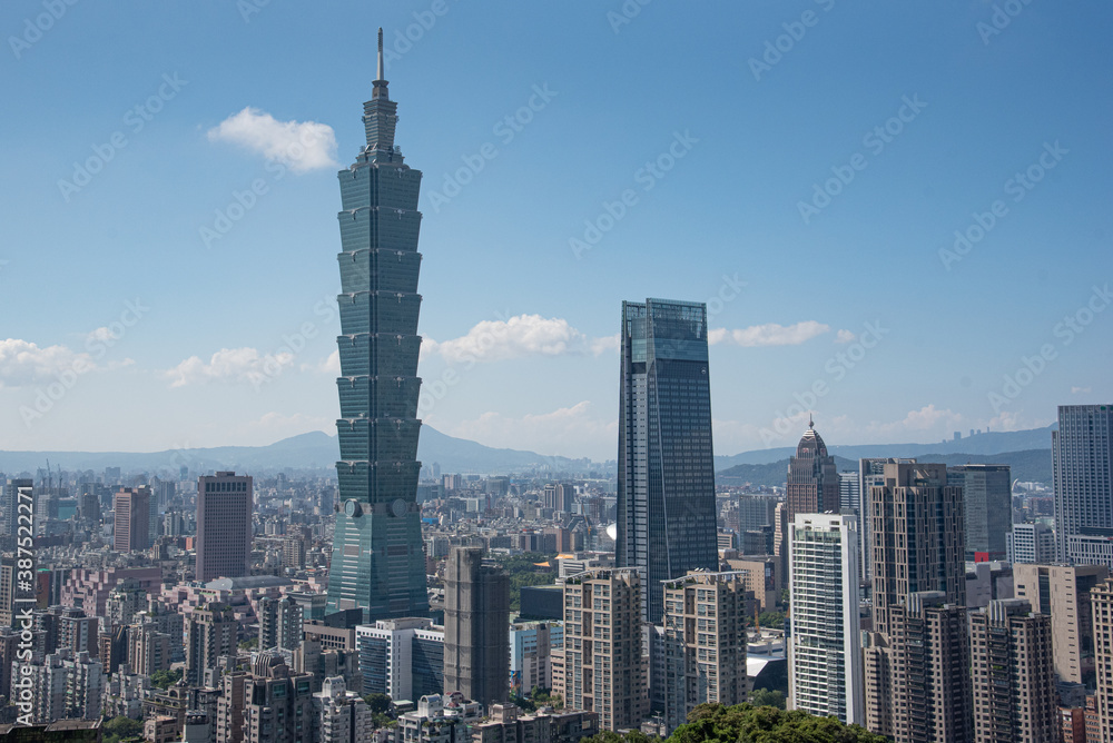 Fototapeta premium 台北の街並