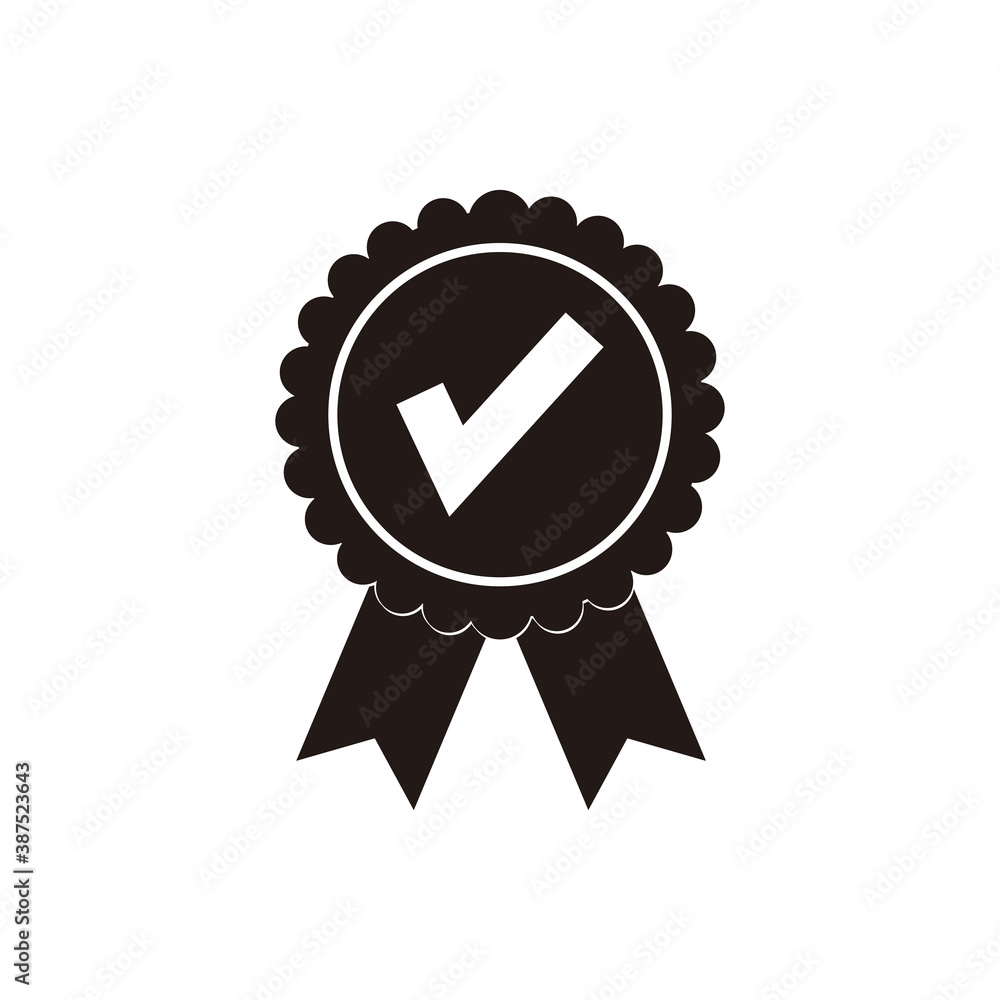 Approved certified icon. Certified seal icon Approved certified icon. Certified seal icon