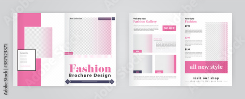 Fashion new style & exclusive brochure template photo