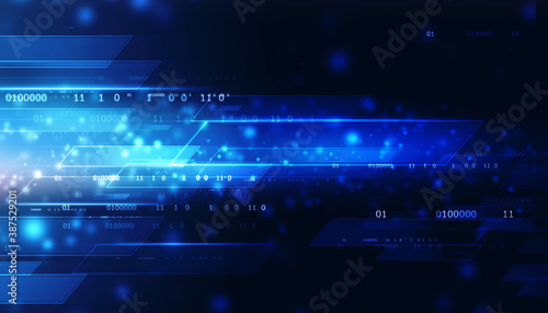 Abstract speed technology concept, Digital technology background, Hi-tech communication concept, futuristic digital innovation background