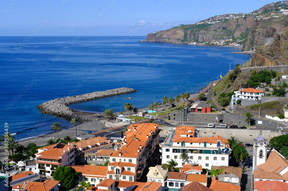Ribeira Brava coastline, Madeira Island,Portugal