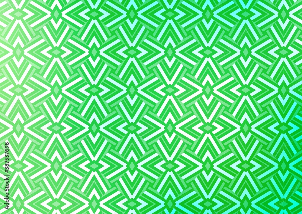 Light Green vector layout with lines, triangles. Light Green vector layout with lines, triangles.
