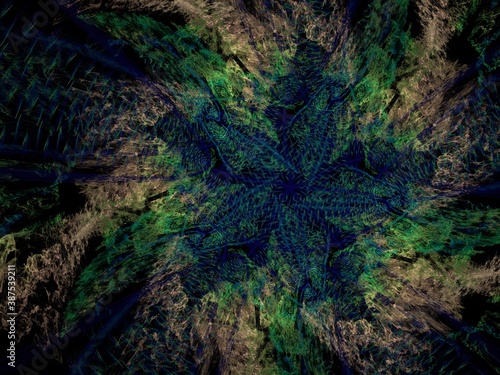 Imaginatory fractal background Image