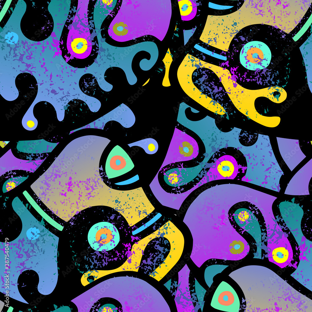 Obraz premium Hippy Print. 