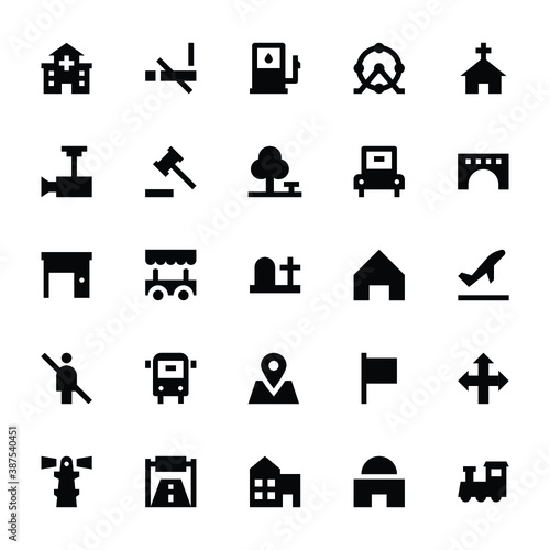 
City Elements Vector Icons 4
