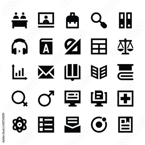 
Education and School Vector Icons 
