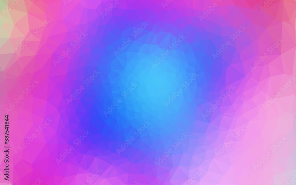 Light Pink, Blue vector abstract polygonal layout. Light Pink, Blue vector abstract polygonal layout.