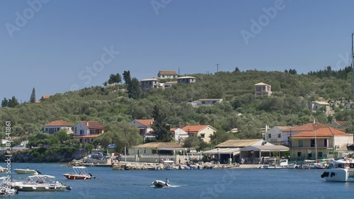 Landscape of Paxos Island, Greece.