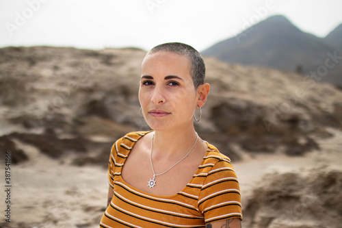 Canvas Print retrato femenino