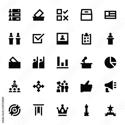 
Vote and Reward Vector Icons 
