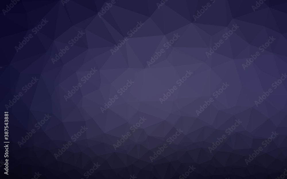 Dark Purple vector polygonal background. Dark Purple vector polygonal background.