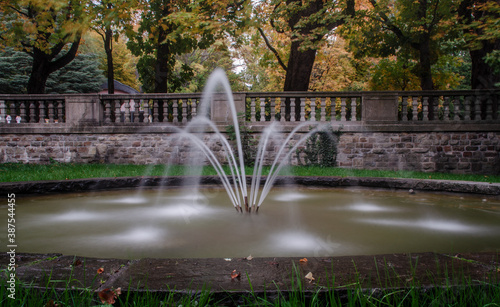 Springbrunnen im Park 