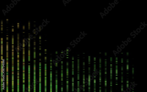 Dark Green, Yellow vector template with repeated sticks.