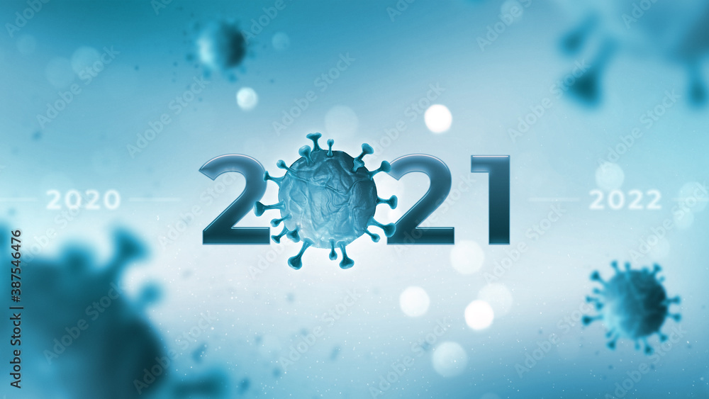 Epidemie 2019-nCoV. Neuartiges Coronavirus (2019-nCoV). Virus Covid 19-NCP. nCoV einzelsträngiges RNA-Virus. Pandemie 2020, 2021