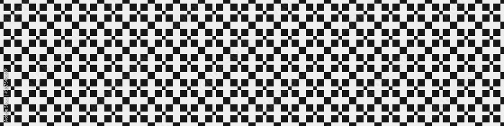 Fototapeta premium Abstract Cross Pattern Dots Logo generative computational art illustration