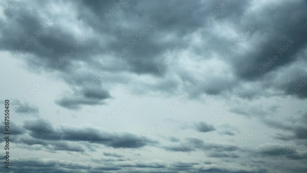 Grey Gray Cloudy Sky With Clouds. Natural Background. Sky Before Rain. Rainy Sky time-lapse. Grey Gray Cloudy Sky With Clouds. Natural Background. Sky Before Rain. Rainy Sky time-lapse.