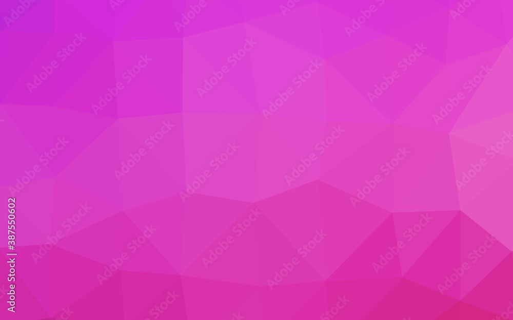 Light Pink vector abstract polygonal cover. Light Pink vector abstract polygonal cover.