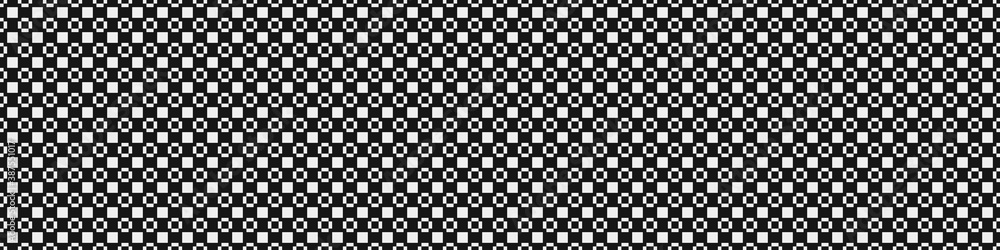 Fototapeta premium Abstract Cross Pattern Dots Logo generative computational art illustration