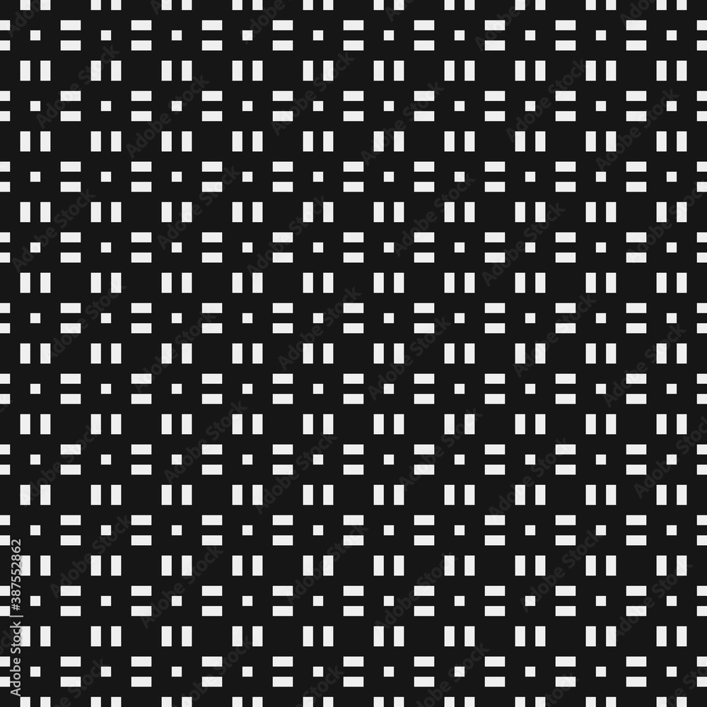 Fototapeta premium Abstract Cross Pattern Dots Logo generative computational art illustration