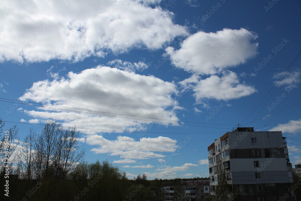 clouds in the sky