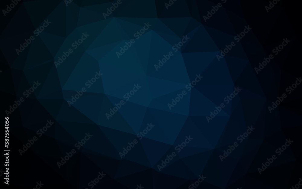 Dark BLUE vector abstract mosaic backdrop. Dark BLUE vector abstract mosaic backdrop.