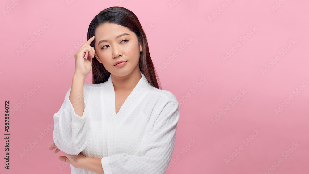 Beautiful Young Woman with Clean Fresh Skin . Facial treatment . Beautiful Young Woman with Clean Fresh Skin . Facial treatment .