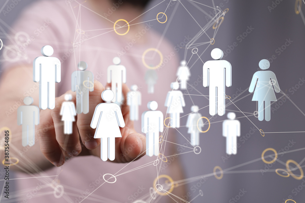 network people silhouettes network team. network people silhouettes network team.