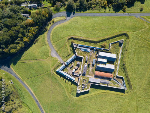 Photography Magazine fort bird eye view. Dublin, Ireland. October 2020