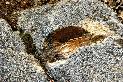 Farrowing stones (Pedras Parideiras) at the Geopark of Arouca, Portugal photo