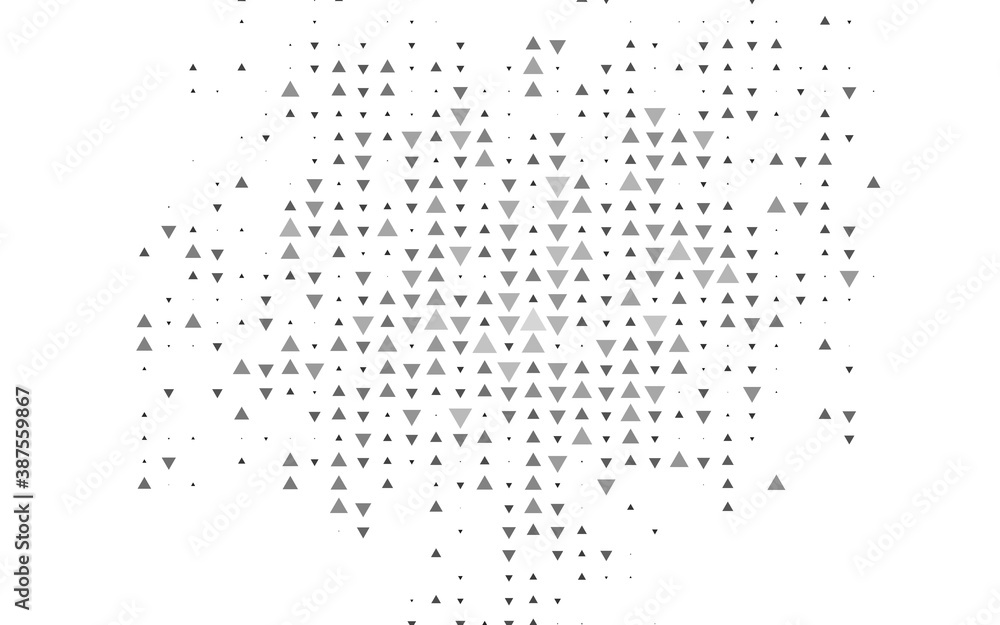 Light Silver, Gray vector layout with lines, triangles. Light Silver, Gray vector layout with lines, triangles.