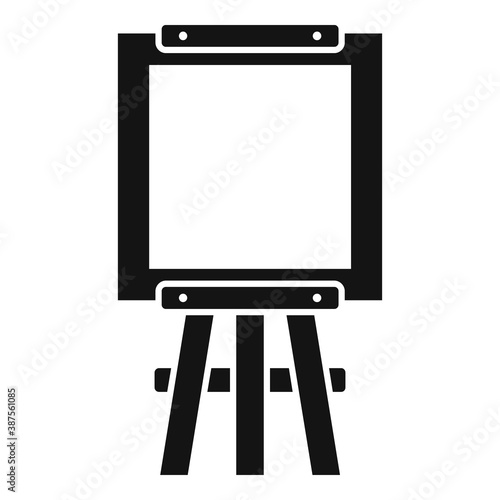 Equipment easel icon, simple style