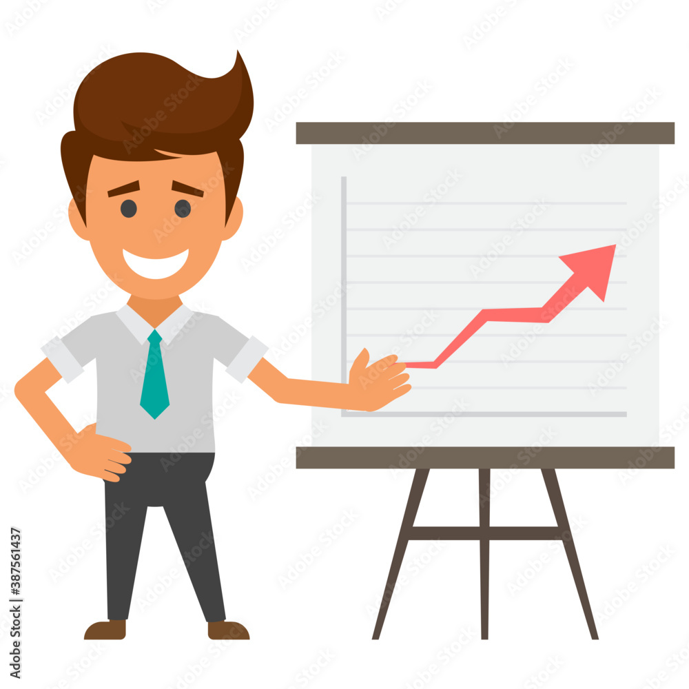 A businessman with documents case, flat icon image
A businessman with documents case, flat icon image