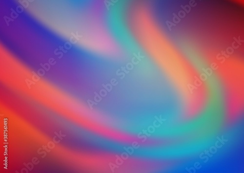 Light Blue, Red vector abstract bright template.