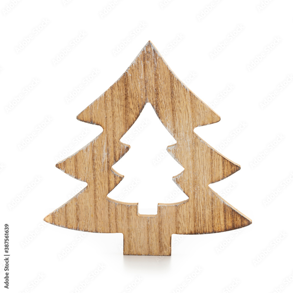 Christmas tree isolated on a white background. Christmas tree isolated on a white background.
