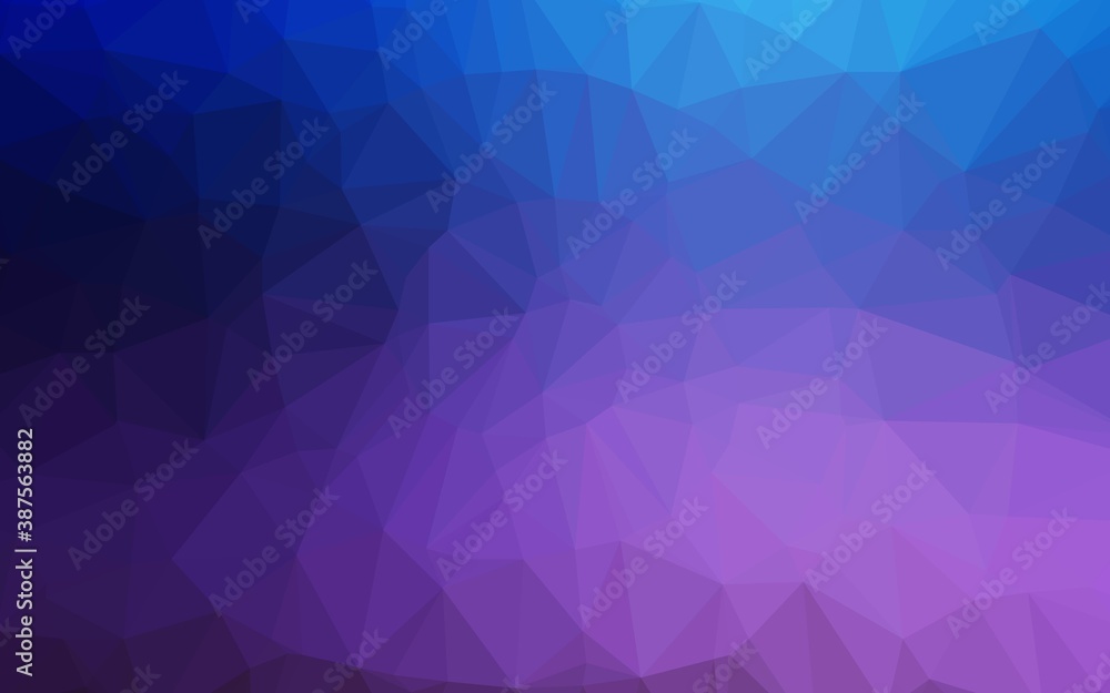 Dark Pink, Blue vector polygon abstract background. Dark Pink, Blue vector polygon abstract background.