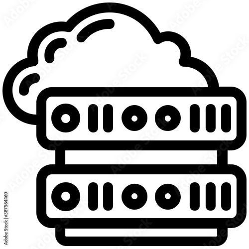  A server processes requests and delivers data over a network connection, server network 