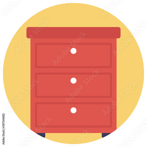 
Wooden chest of drawers for living room or bedroom
