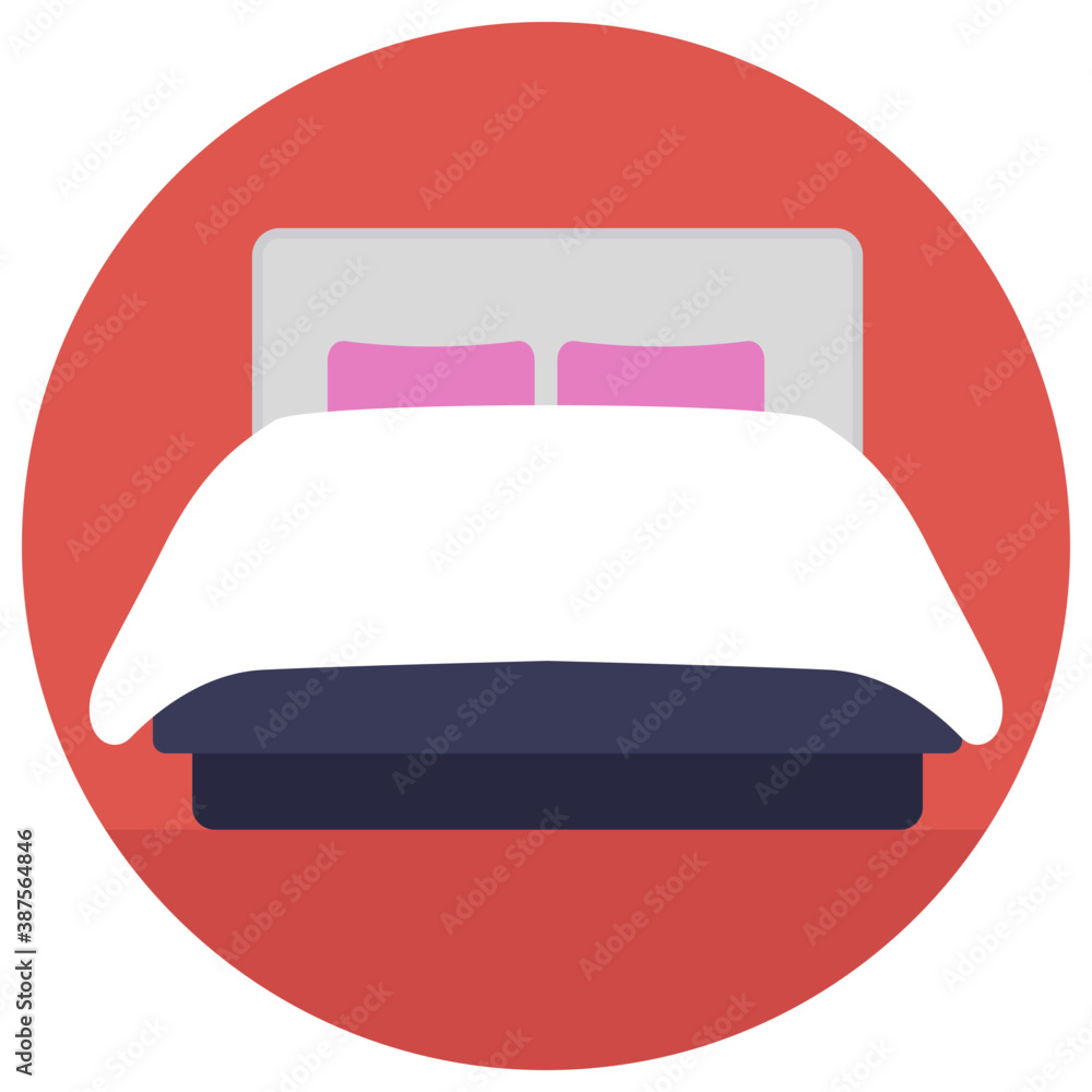 A piece of furniture used as place to sleep, bed
A piece of furniture used as place to sleep, bed