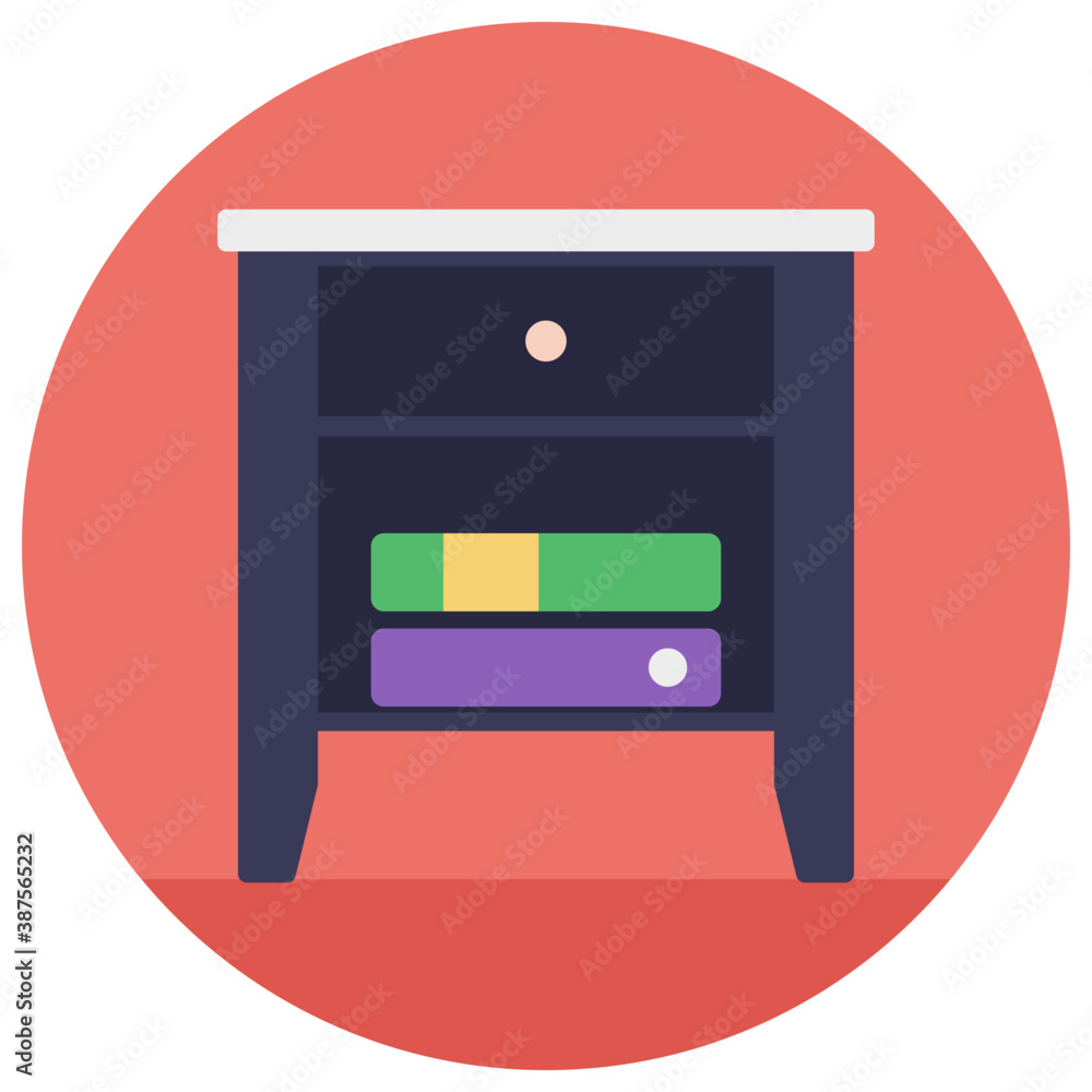 Bookshelves full of books both in the library, flat icon image
Bookshelves full of books both in the library, flat icon image