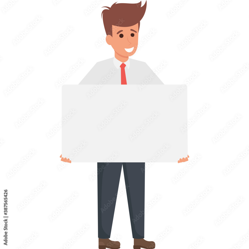 A business manager holding blank sign board showing your ad here concept
A business manager holding blank sign board showing your ad here concept