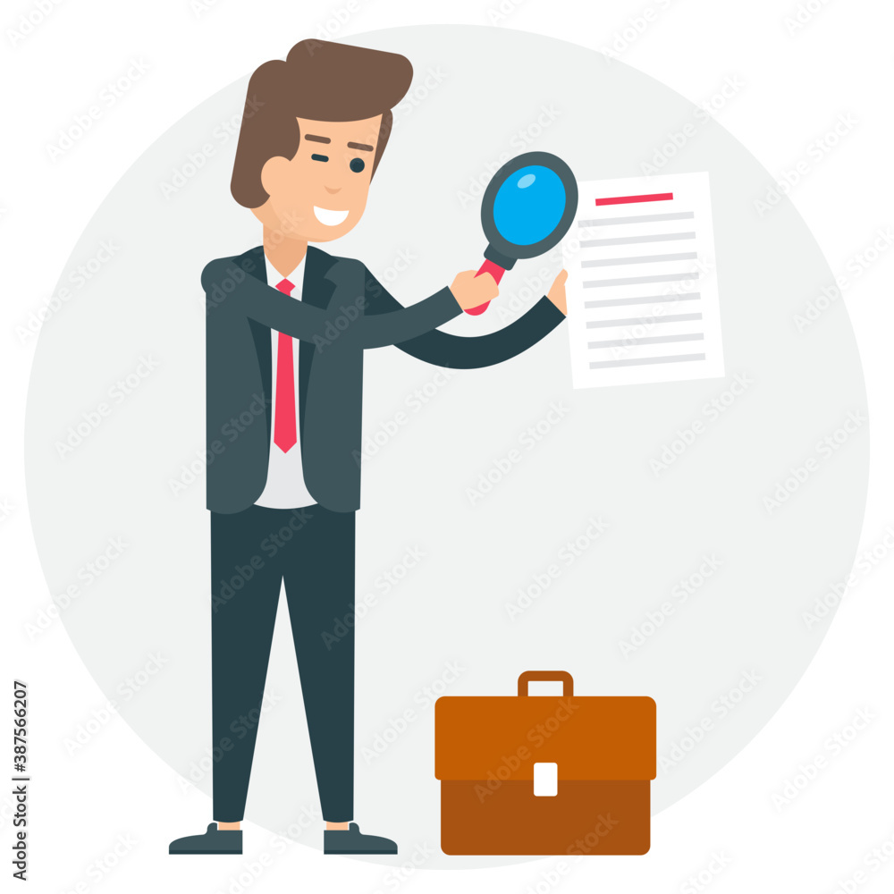 A male avatar standing with a smile depicting satisfied businessman
A male avatar standing with a smile depicting satisfied businessman