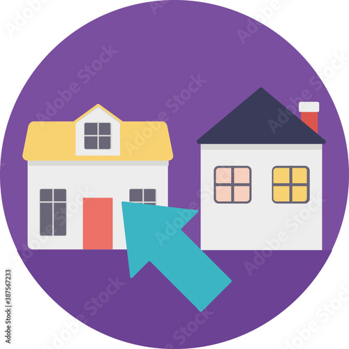 
A family house, residential building
